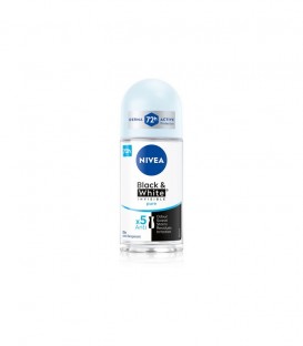 NIVEA DEO ROLL-ON ΓΥΝ.BLACK&WHITE INVISIBLE PURE 72h 50ml