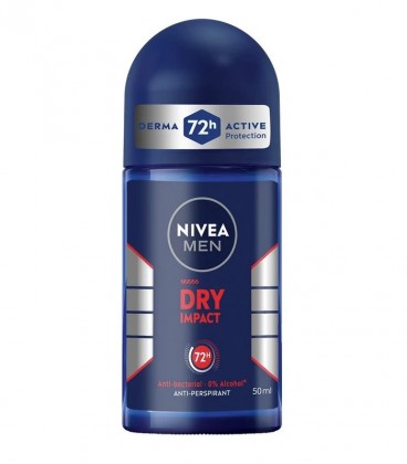 NIVEA DEO ROLL-ON MEN DRY IMPACT 72h 30Χ50ml