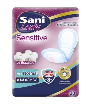 SANI LADY SENSITIVE NORMAL No3 20Τ X12