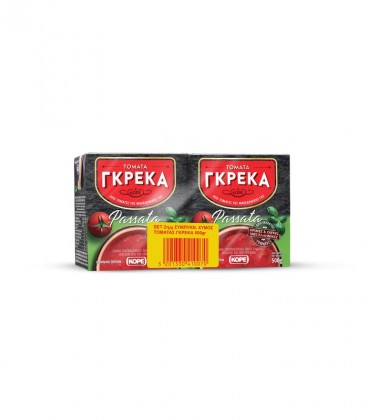 ΓΚΡΕΚΑ PASSATA ΣΥΜΠ/ΝΟΣ ΧΥΜΟΣ ΤΟΜΑΤΑΣ (2Χ500gr) Χ6