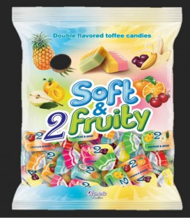 ΙΟΝ ΚΑΡΑΜΕΛΕΣ LAVDAS SOFT&DOUBLE FRUITY ΣΑΚ.20X300gr