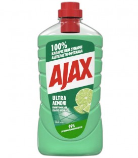 AJAX ΥΓΡΟ ΔΑΠΕΔΟΥ ULTRA ΛΕΜΟΝΙ 12Χ1lt