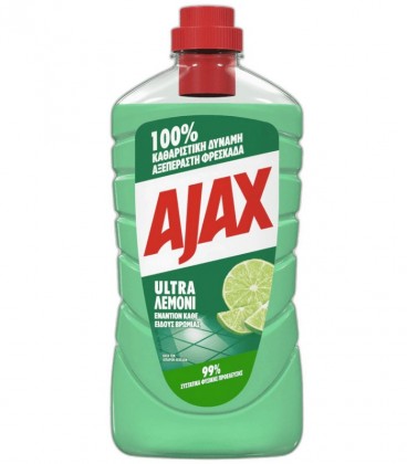 AJAX ΥΓΡΟ ΔΑΠΕΔΟΥ ULTRA ΛΕΜΟΝΙ 12Χ1lt