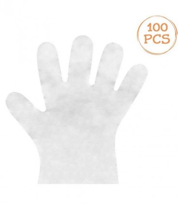 ΓΑΝΤΙΑ ΔΙΑΦΑΝΑ HDPE ΜΙΑΣ ΧΡΗΣΗΣ MEDIUM 100Τ X100